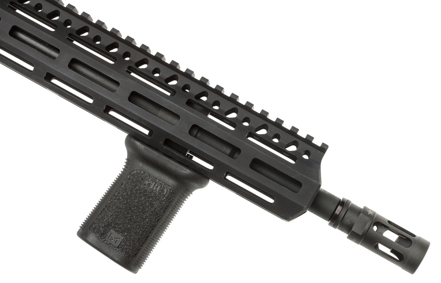 BCM Gunfighter Vertical Grip Mod 3 Made of Polymer With Black Aggressive Textured Finish for M-Lok Rail