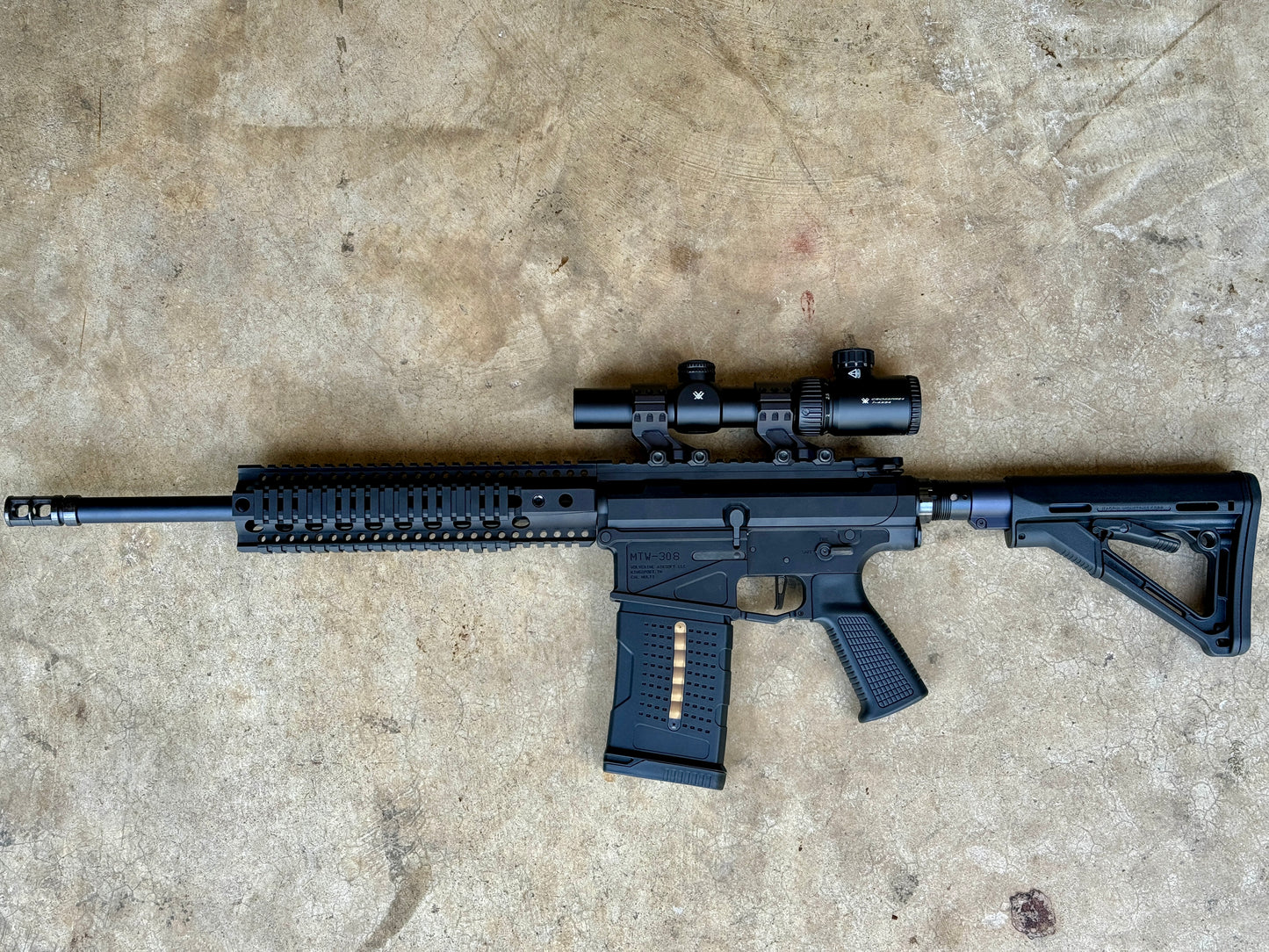 Clovair Platinum MTW-308 | Quad Rail | Vortex LPVO | Wraith X CO2 | Magpul CTR Stock | Premium Internals