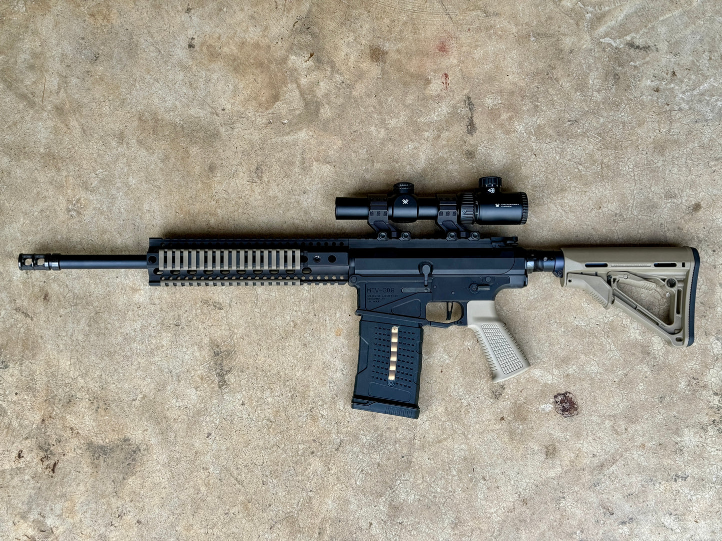 Clovair Platinum MTW-308 | Quad Rail | Vortex LPVO | Wraith X CO2 | Magpul CTR Stock | Premium Internals