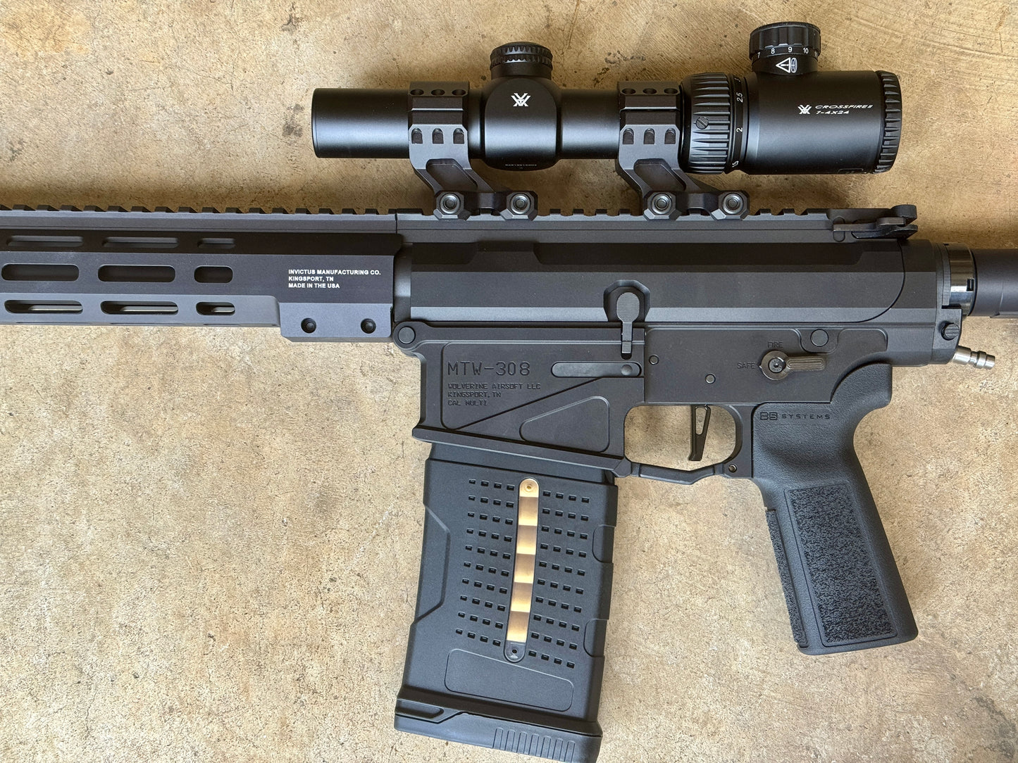 Clovair Platinum MTW-308 | Invictus MK1 | Vortex LPVO | FRAC | Magpul ACS-L Stock | Premium Internals