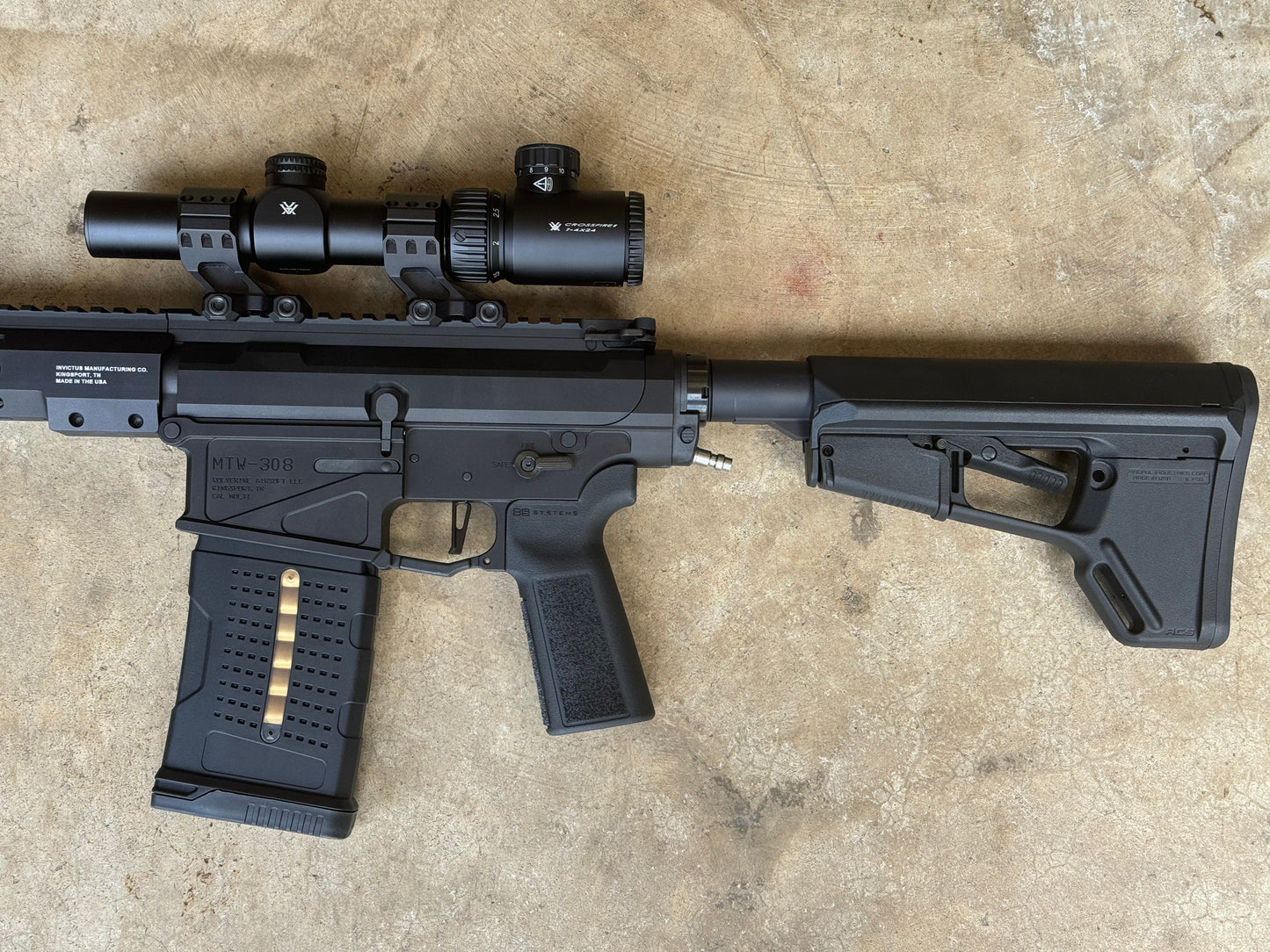 Clovair Platinum MTW-308 | Invictus MK1 | Vortex LPVO | FRAC | Magpul ACS-L Stock | Premium Internals