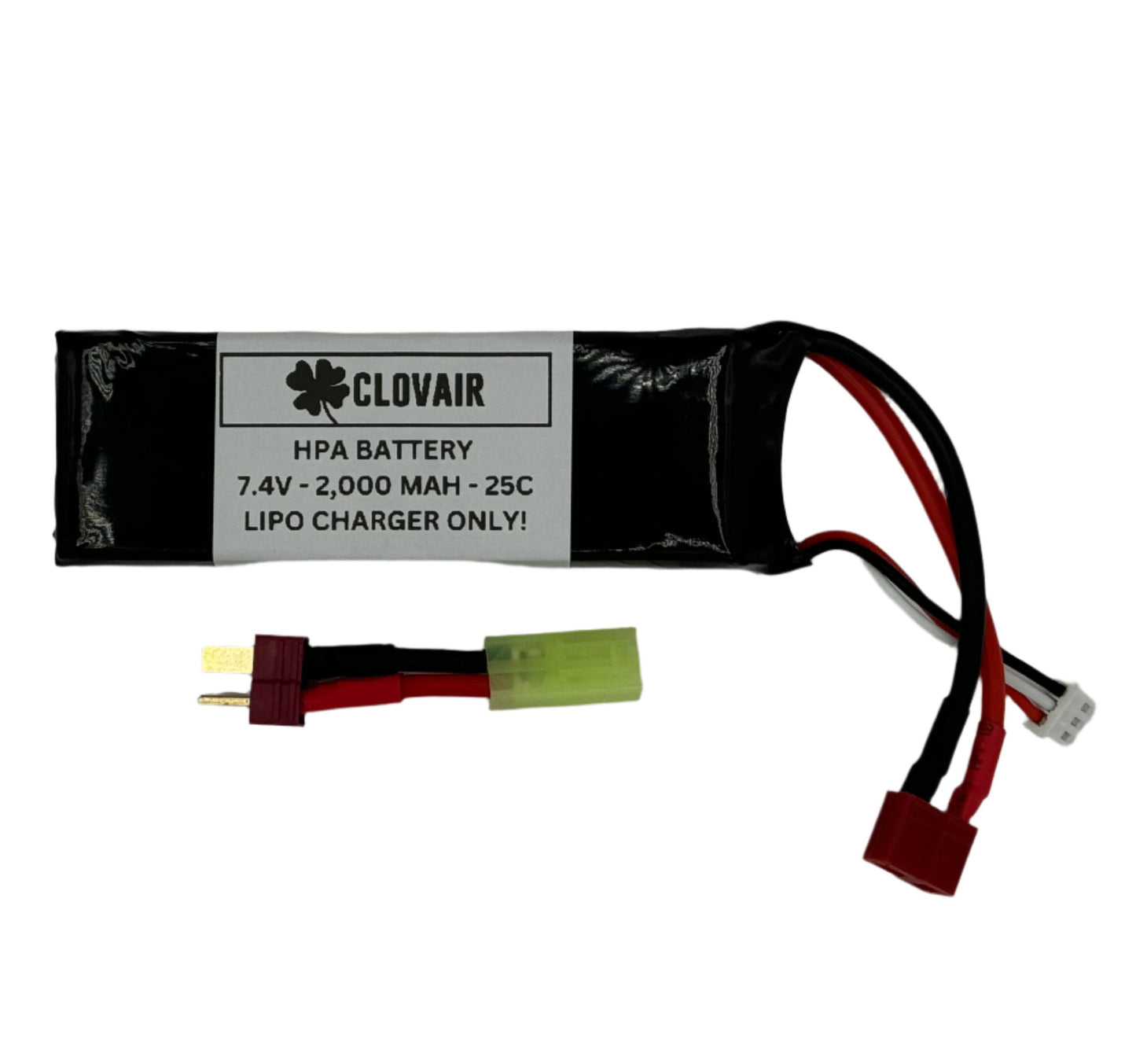 Clovair HPA Lipo | 7.4v Lipo Battery | 200mah | Deans and Mini Tamiya Connector!