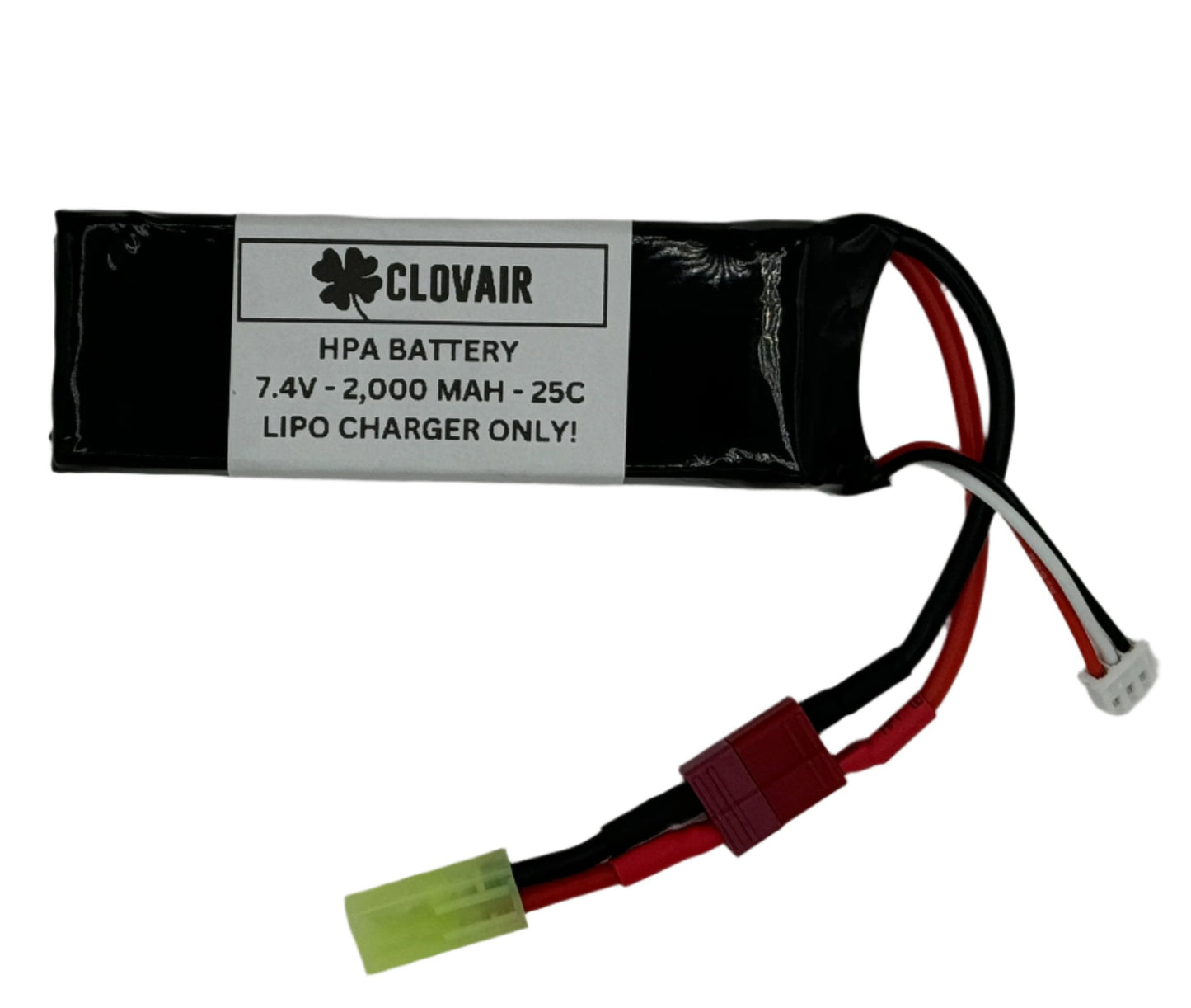 Clovair HPA Lipo | 7.4v Lipo Battery | 200mah | Deans and Mini Tamiya Connector!