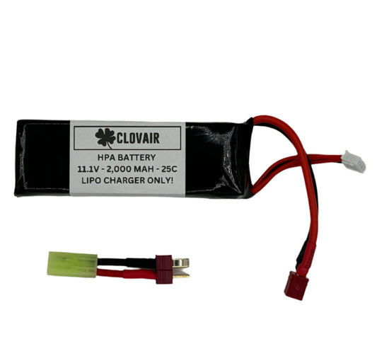 Clovair HPA Lipo | 11.1v Lipo Battery | 200mah | Deans and Mini Tamiya Connector!