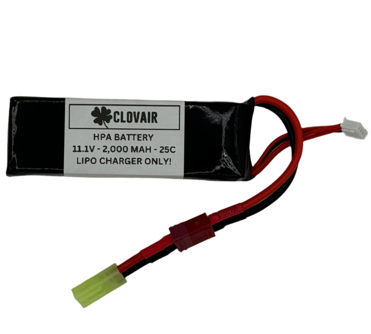 Clovair HPA Lipo | 11.1v Lipo Battery | 200mah | Deans and Mini Tamiya Connector!