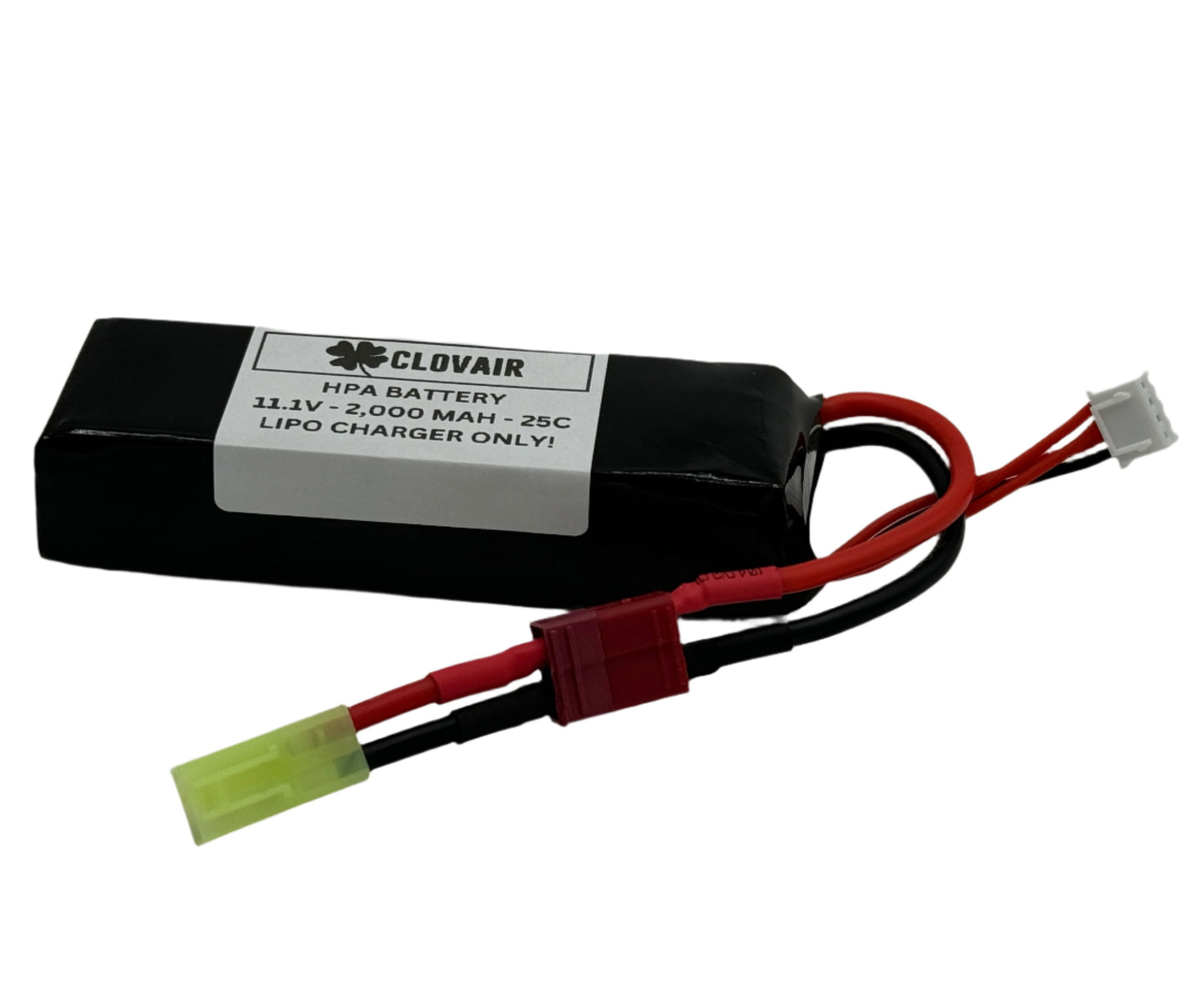 Clovair HPA Lipo | 11.1v Lipo Battery | 200mah | Deans and Mini Tamiya Connector!