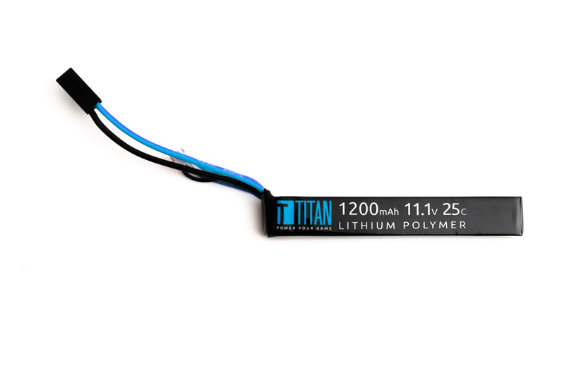 Titan 11.1v 1,200 MaH 25C Li-Ion Stick Battery