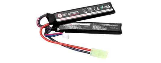 G&G 7.4v 1100mAh 20C Lipo Battery